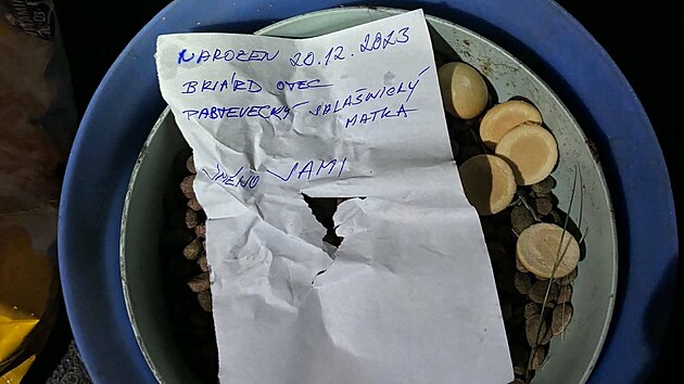 Majitel nechal u psa granule i l&iacute;stek se jm&eacute;nem psa či datem jeho narozen&iacute;.