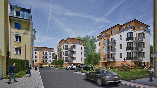 Souč&aacute;st&iacute; projektu bude 14 bytů o dispozici 2+kk a 32 vět&scaron;&iacute;ch bytů 3+kk. Obyvatelům bude k dispozici tak&eacute; 50 parkovac&iacute;ch m&iacute;st.