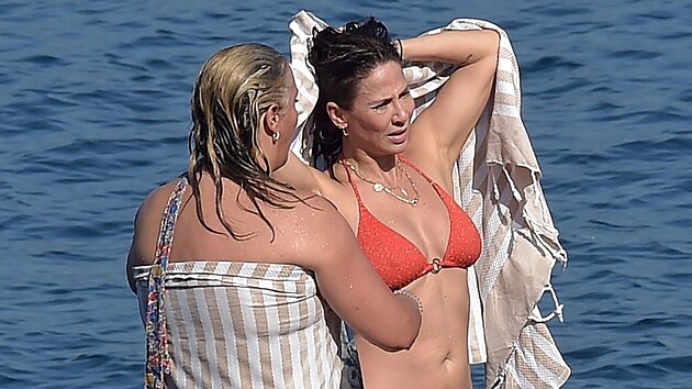 Natalie Imbruglia na dovolené, Portofino, 2023