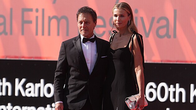 Palo Habera a Daniela Peštová na zahájení 60. ročníku filmového festivalu Karlovy Vary. (3. července 2026)