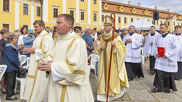 Cyrilometodějské slavnosti na Velehradě navštívilo během dvou dnů více než 20 tisíc věřících. (5.7.2026)