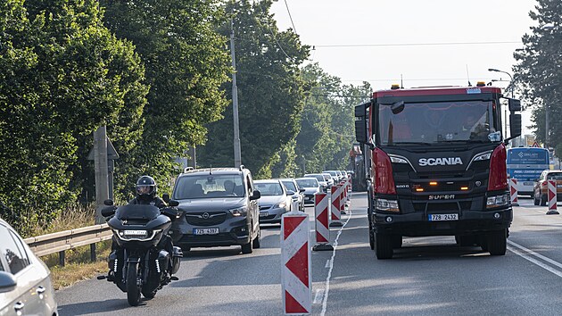 Ve Zlíně zahájilo Ředitelství silnic a dálnic 1. července 2026 opravu hlavního tahu I/49 v části Louky.