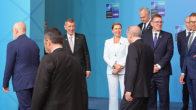 Premiér Andrej Babiš na summitu NATO v Ankaře. (8. července 2026)