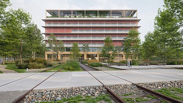 Výsledky architektonické soutěže pro novou budovu Magistrátu města Brna. Druhý návrh spolupracujících ADEPT Aps., ohboi s.r.o., AFRY CZ s.r.o. zachoval podobu stávajícího využití místa. Slepé koleje hlavního nádraží slouží jako posunovací. Brněnské nádraží se však přesune jinam.
