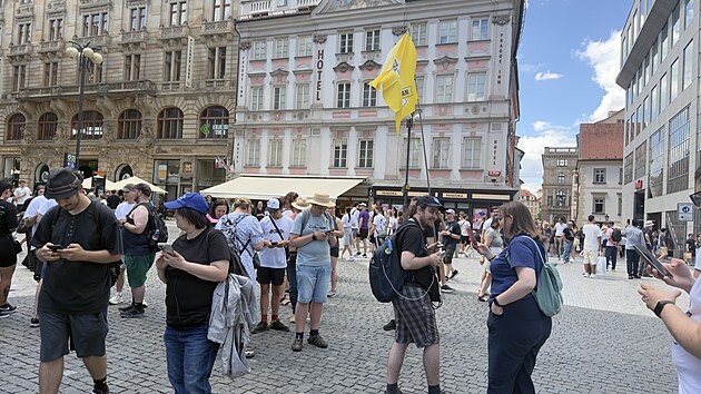 Hráči v centru metropole lovili vzácné pokémony, kteří se běžně objevují jen v jiných zemích a regionech (11. července 2026)