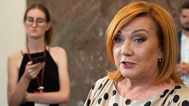 Jedn&aacute;n&iacute; Poslaneck&eacute; sněmovny. Elektronick&aacute; evidence tržeb. Na sn&iacute;mku Alena Schillerov&aacute; (ANO). (15. července 2026)