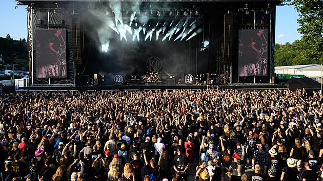 Kapela Kissin Dynamite na letošním Masters of Rock ve Vizovicích. (červenec 2026)