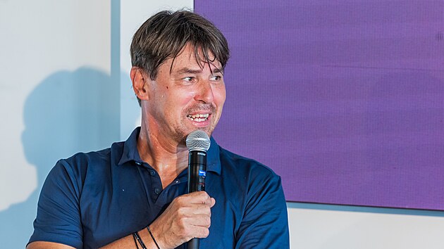 Pardubick&yacute; tren&eacute;r Jan Trousil.