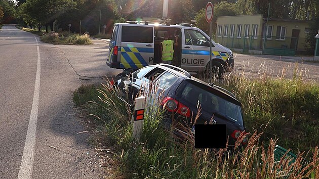 Spolujezdec vypustil ve voze sarančata, řidič se lekl a havaroval. Kuri&oacute;zn&iacute; nehoda se stala v neděli u Hlubok&eacute; nad Vltavou.