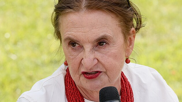Eva Holubová v Karlových Varech (9. července 2026)