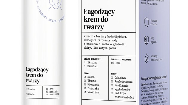 Lehký zklidňující a hydratační krém Candid pomáhá chránit pokožku před vysušováním a podporuje její regeneraci, cena 279 Kč.