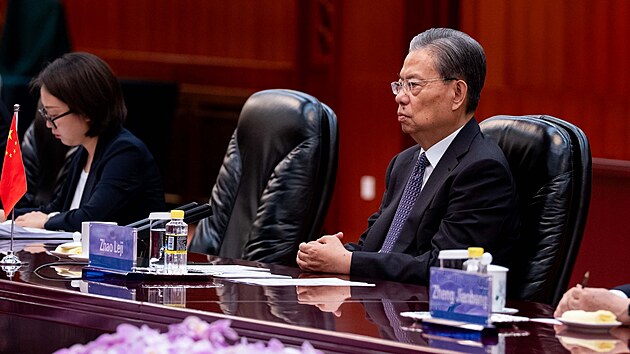 Tomio Okamura se setkal s předsedou čínského parlamentu Čao Le-ťim. (23. července 2026)