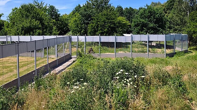 Nový speciální výběh pro velké savce, například pro vlka, rysa a jezevce, bartošovické zvířecí nemocnici výrazně pomůže s provozem. (28. července 2026)