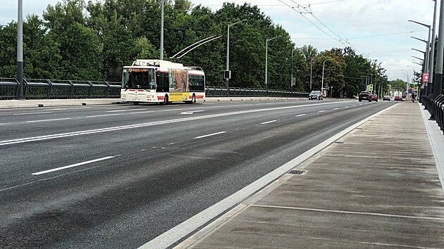 Opravy jsou u konce, Wonkův most slouží v plné šíři. (27. července 2026)