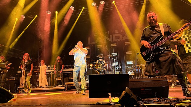 Daniel Landa na festivalu Hrady CZ pod Kunětickou horou. (19. července 2026)
