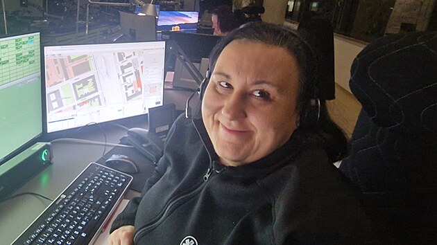 Operátorka tísňové linky Kateřina Motyčková.