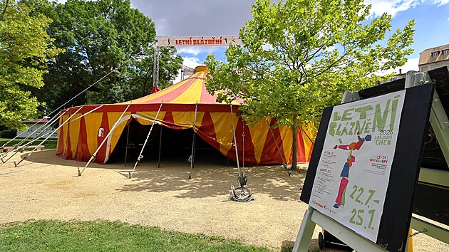 Tradičním místem konání festivalu Letní bláznění je areál Krajinka v Chebu. (22. července 2026)