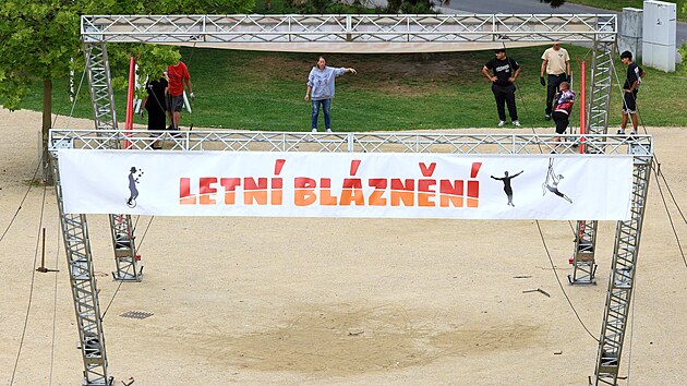 Tradičním místem konání festivalu Letní bláznění je areál Krajinka v Chebu. (22. července 2026)