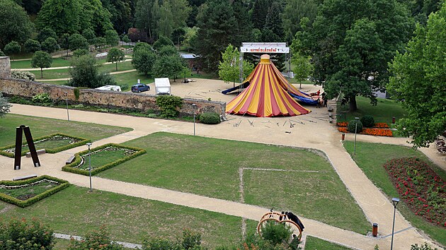 Tradičním místem konání festivalu Letní bláznění je areál Krajinka v Chebu. (22. července 2026)