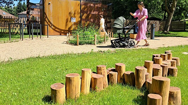 Schulzovy sady ve Dvoře Králové nad Labem po revitalizaci (červenec 2026).