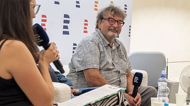 Na Letní filmové škole v Uherském Hradišti se vzpomínalo na spisovatele Ludvíka Vaculíka. Na snímku Jan Vaculík, spisovatelův syn. (27. červenec 2026)