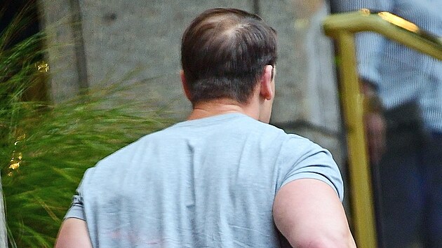 John Cena na snímku z roku 2019, kdy už byly patrné první známky řídnutí vlasů. Letos podstoupil druhou transplantaci.