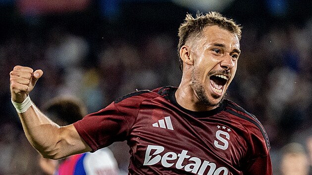 Matěj Ryneš vstřelil vyrovnávací gól Sparty proti Lyonu.