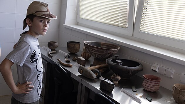 Archeologický výzkum na lokalitě Amerika u Těšetic-Kyjovic na Znojemsku, kde vědci z Masarykovy univerzity odkrývají pozůstatky neolitické osady z doby prvních zemědělců. (3. srpna 2026)