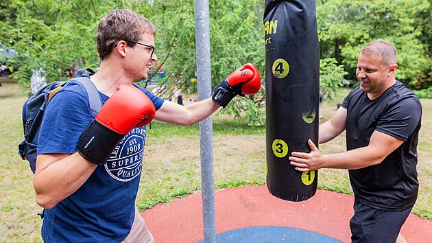 Ve Sportovním parku si děti mohou vyzkoušet desítky sportů. (6. srpna 2026)