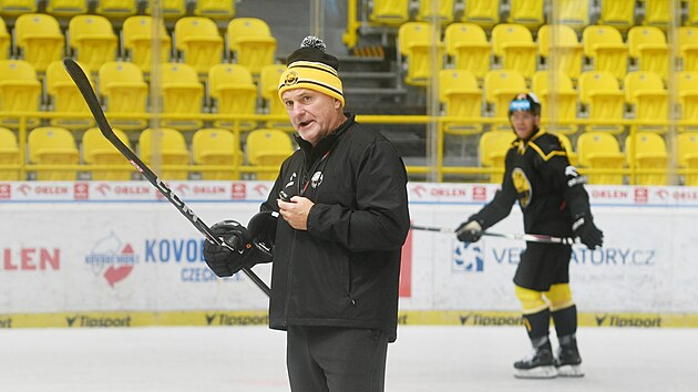 Litvínov, 3. 8. 2026, start přípravy hokejistů Litvínova na ledě. Hlavní kouč Litvínova Robert Reichel.