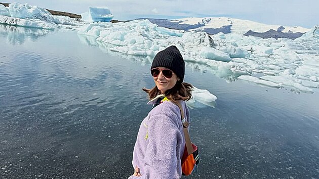 Daniela Brzobohatá na dovolené na Islandu (4. srpna 2026)