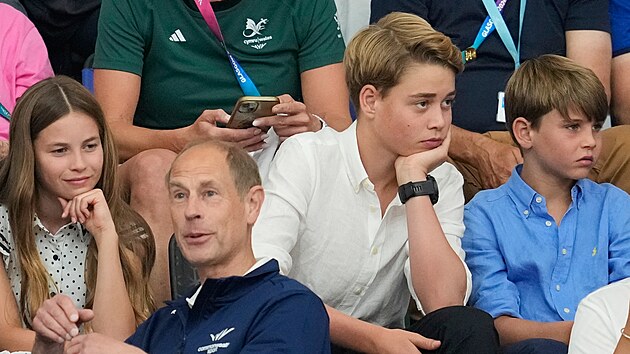 Princezna Charlotte, princ Edward, princ George a princ Louis v Glasgowě na Commonwealth Games (1. srpna 2026)