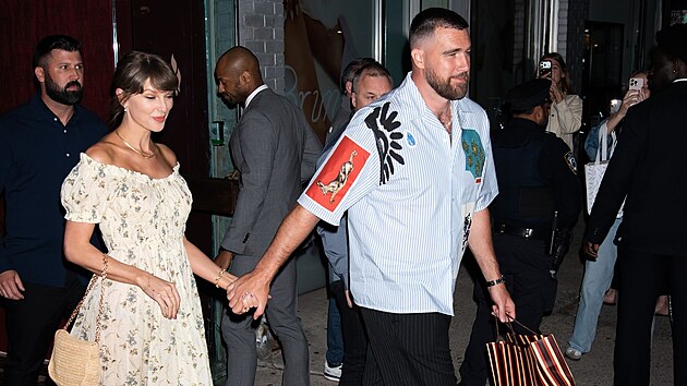 Taylor Swiftová a Travis Kelce