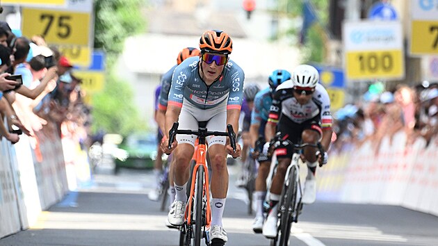 Americký cyklista Andrew August.