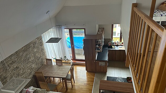 Původní stav - pohled z galerie