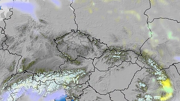Předpověď oblačnosti pro středu 12. srpna v Česku