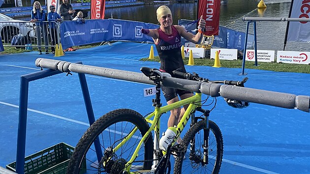 Handicapovaná triatlonistka Petra Václavková.