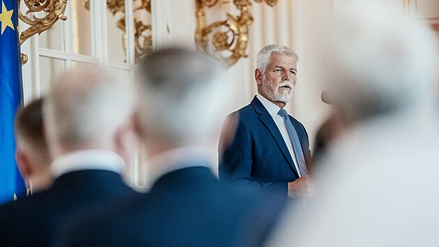 Na Pražském hradě prezident Petr Pavel přijal vedoucí českých zastupitelských úřadů v zahraničí. (25. srpna 2026)