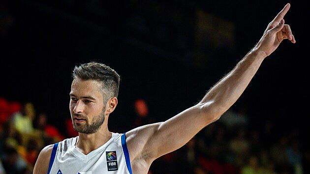 Český basketbalista Tomáš Kyzlink