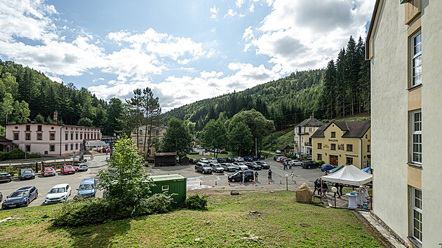 Teplice nad Metují začínají stavět infocentrum u vstupu do Teplických skal. (24. srpna 2026)
