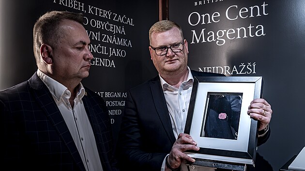Nejdražší poštovní známka světa, Britská Guyana 1 cent Magenta připravená k vystavení v Obecním domě (27. srpna 2026)