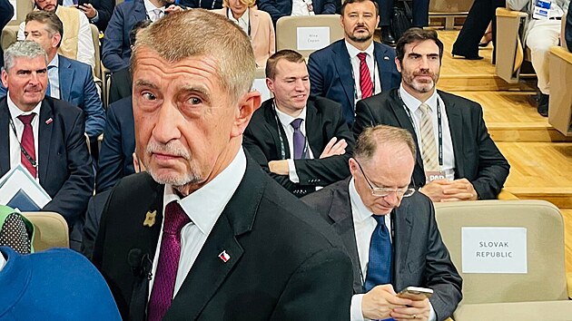 Premiér Andrej Babiš (ANO) na Bledském strategickém fóru ve Slovinsku (31. srpna 2026)