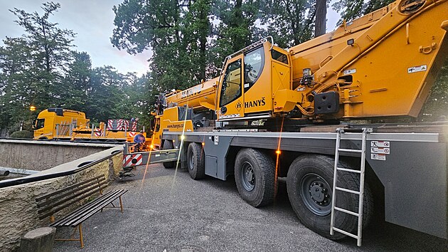 Z liberecké zoo odjela slonice Bala. (30. srpna 2026)