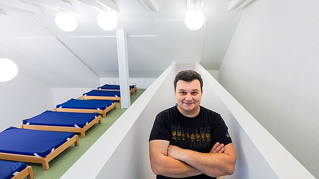 Starosta Tetína a poslanec Matěj Hlavatý (STAN) v dokončené budově úřadu