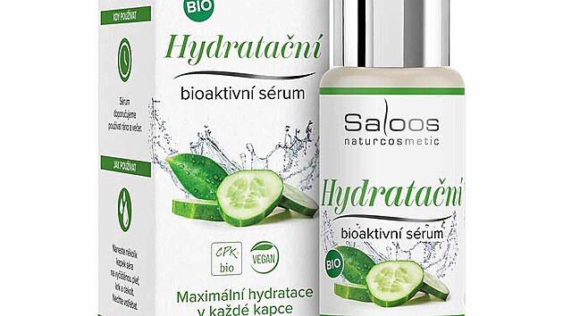 Hydratační bioaktivní sérum pro hloubkovou hydrataci s kyselinou hyaluronovou a okurkovým extraktem, cena 312 Kč