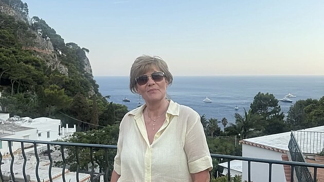 Na cestu po svatbě nakonec nevyrazila se snoubencem, ale se svou mamkou. Společně zamířily také na ostrov Capri.