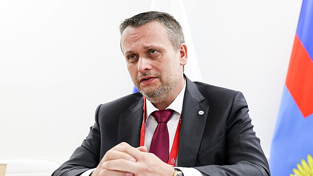 Ruský ministr dopravy Andrej Nikitin (2. září 2026)