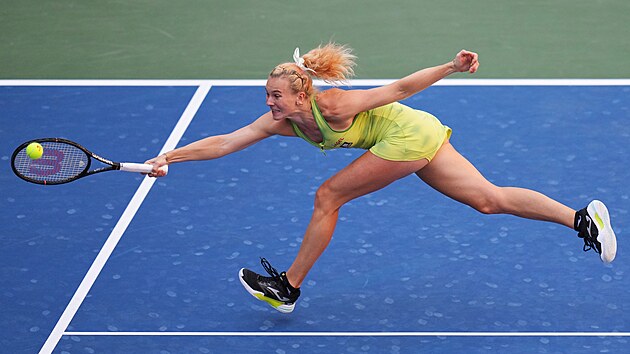 Kateřina Siniaková v osmifinále čtyřhry na US Open