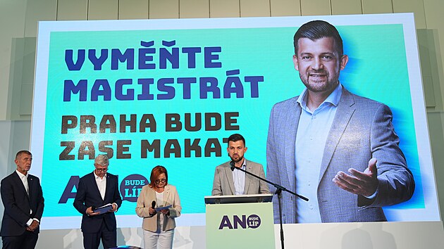 Zahájení hlavní fáze kampaně hnutí ANO ke komunálním a senátním volbám. Jan Hušbauer. (7. září 2026)