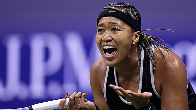 Japonská tenistka Naomi Ósakaová v prvním kole US Open
